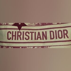 Luxury Artistic Red and Cream Tote